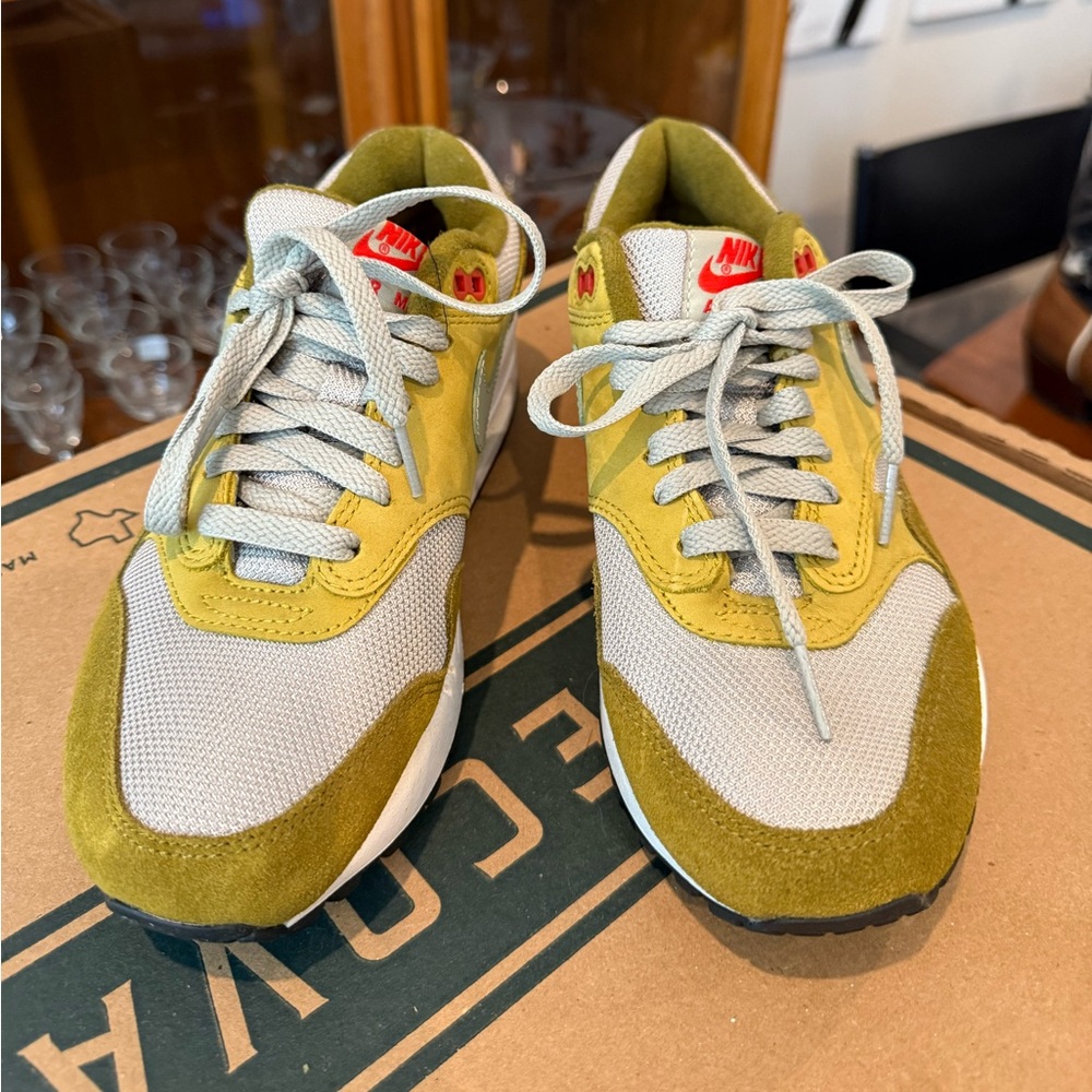 Nike Air Max 1 Premium Retro Green Curry